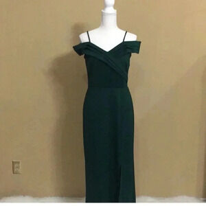 Alexa B Nites Size 4 Dress Formal Semi Formal Green Emerald
